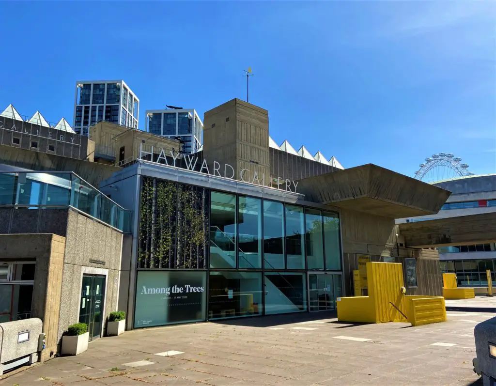 Outside view of Hayward Gallery in London