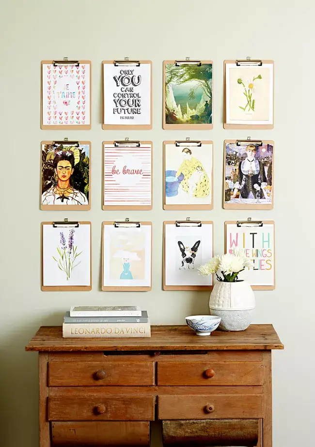 11 Super Cheap Ways To Display Art At Home On A Budget